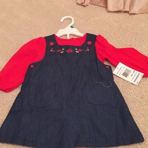 2 piece set dress and top